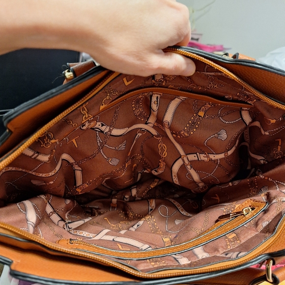 Brown leather purse - Picture 6 of 16